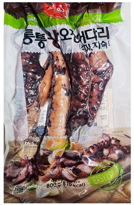 냉동 통족 왕오징어다리, 3개