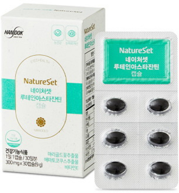 네이처셋 루테인 아스타잔틴 캡슐 1개월분 30캡슐, 1개, 30정