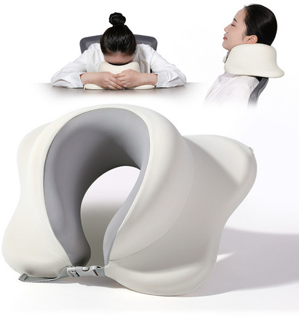 콜콜러브 여행용 목베개 기내용 U자 목쿠션 메모리폼 낮잠베개 팔베개 휴대용 베개 사무실 잠자기 쿠션
