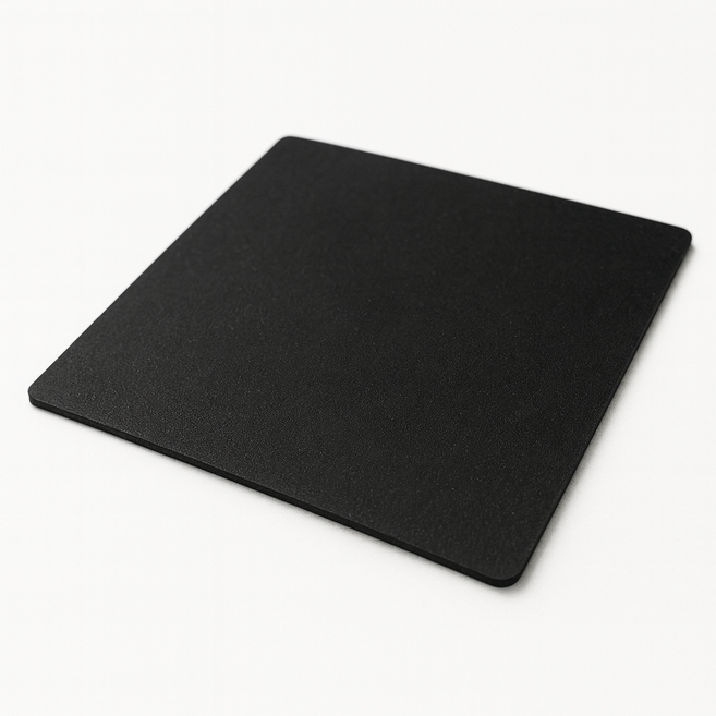 NBR 얇은고무 가스켓 시트 150x150x0.5mm, 1개, Black