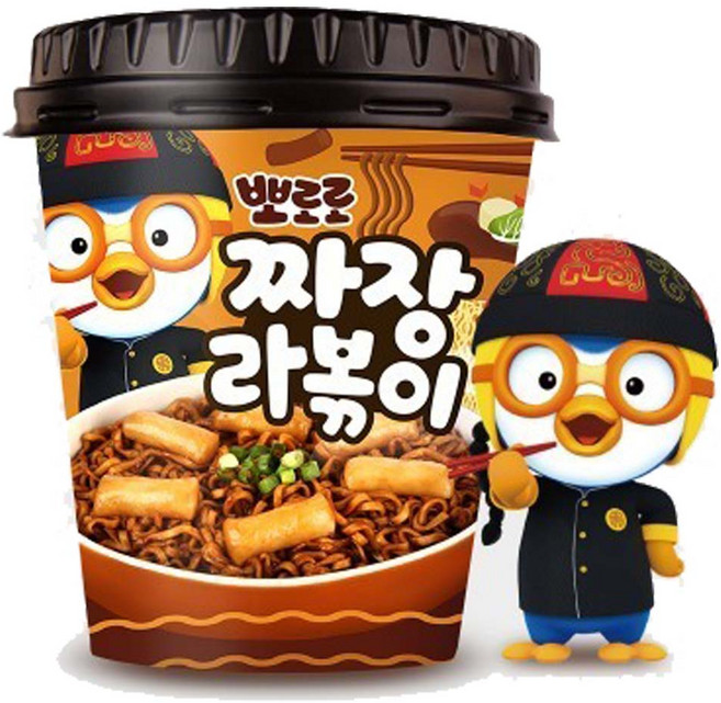 뽀로로] 짜장 라볶이 / 135g ( 맛있는 어린이 간식!!), 7개