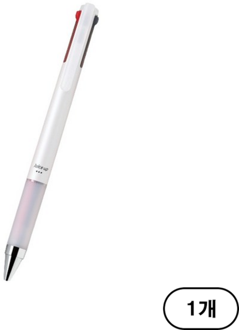 파이롯트 쥬스업 3색 다색펜 0.4mm, 화이트, 1개
