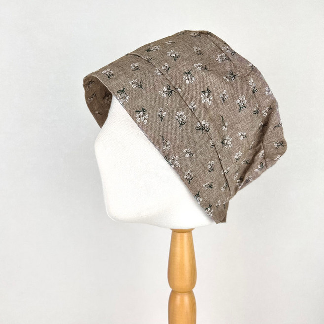 플러스햇 린넨 면 얇고 편한 항암 비니 모자 조리 수술 BDNS-CA2510