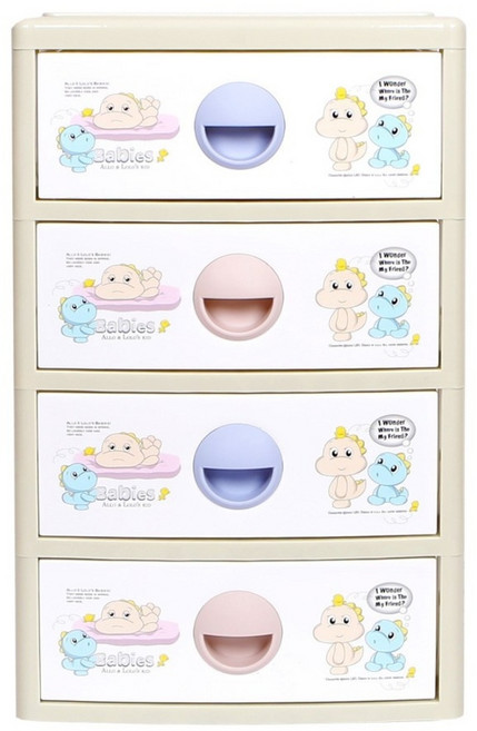 베이비스 4단, 베이지, 4개