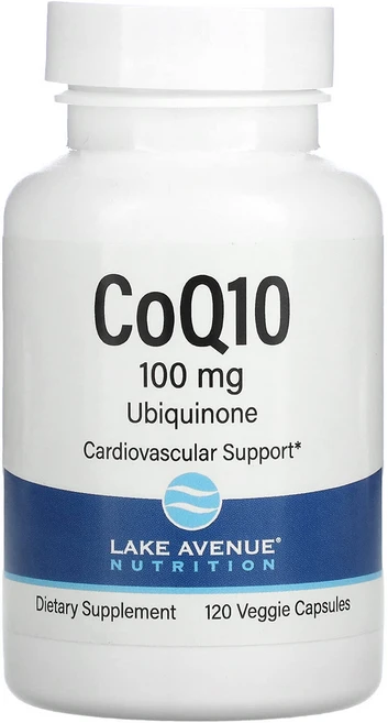 Lake Avenue Nutrition CoQ10 USP 등급 유비퀴논 100mg 베지 캡슐 120정, LakeAvenueNutritionCoQ10USP등급유, 1개 - 쿠팡