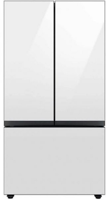 삼성 RF30BB620012 30 Cu. 맞춤형 화이트 글래스 3도어 프렌치 도어 냉장고