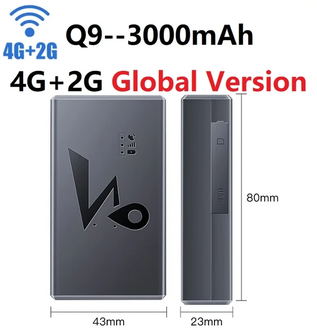 4G 차량 GPS 로케이터 20000mAh/10000mAh 자동차 GPS 추적기 오토바이 도난 방지 경보 위치 APP 실시간 GPS, 01 CHINA, 01 Q9 3000mAh Global