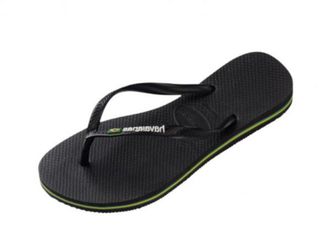 하바이아나스 슬림 브라질 플립플랍 쪼리 블랙 123447