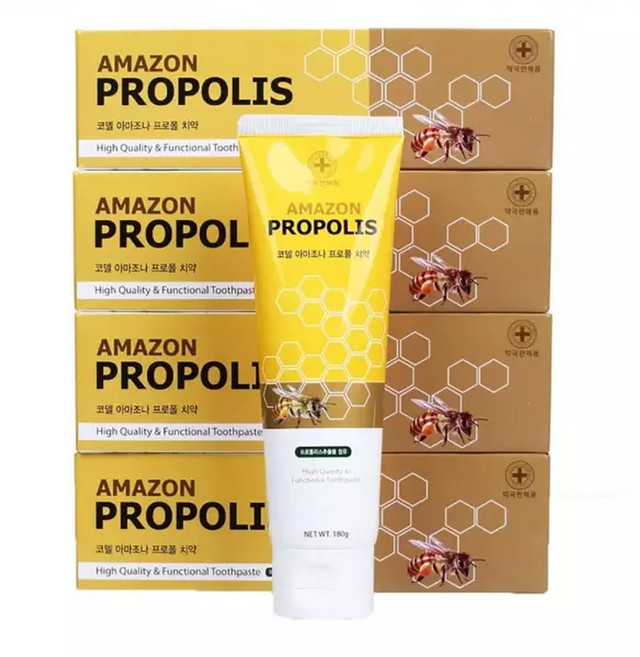 브라질 프로폴리스 아마존 치약 180g 프로폴리스 치약 4개
