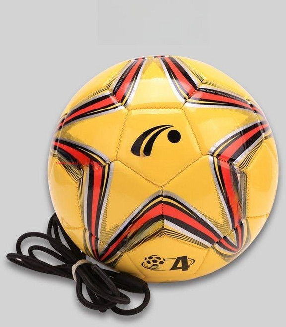 선호그룹 족구타격기 족구 토스머신 연습기 족구공 타격기 연습 용품 타격기연습 지주대 연습기구 축구공, 노랑(끈포함), 1개