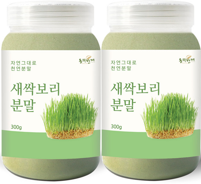 동의한재 국산 새싹보리 분말 가루, 300g, 2개