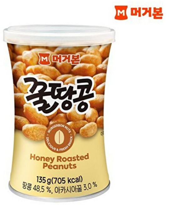 머거본 [본사직영] 꿀땅콩 135g 1캔, 135gg, 1개개