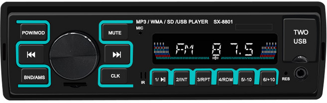 블루투스 mp3 카 라디오가 있는 싱글 딘 스테레오, style