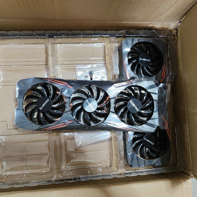 라디에이터 쿨러 프레임 방열판 냉각 팬 기가바이트 GTX1070Ti 그래픽 비디오 카드용 신제품, 01 1Set Cooler