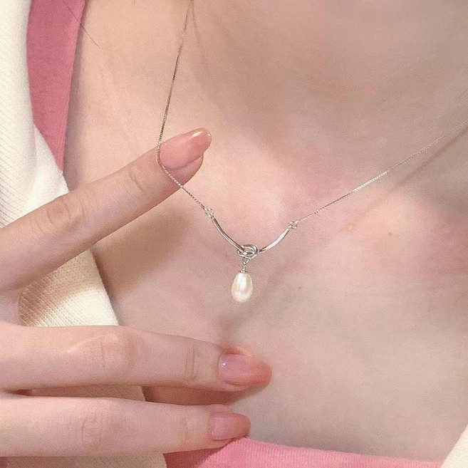 海藍寶項鍊 輕奢簡約百搭頸鍊