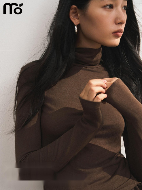 레이어드 텐셀 목폴라티 캐시미어 기모 슬림핏 이너티