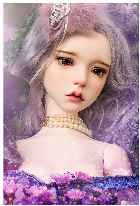 돌모아 구체관절인형 105cm 트리니티돌 Trinity Doll F - Violet Dream Dress Up Eugenia - LE10(메이크업포함 옷신발가발안구포함 노멀), 1개, 노멀