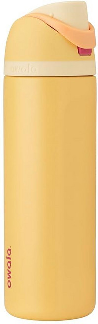Owala 해리 포터 FreeSip 단열 스테인리스 스틸 물병 빨대 포함 BPA 프리 스포츠 여행에 적합 709.8ml(24온스) 래번클로 390482, Disney Princess, Belle