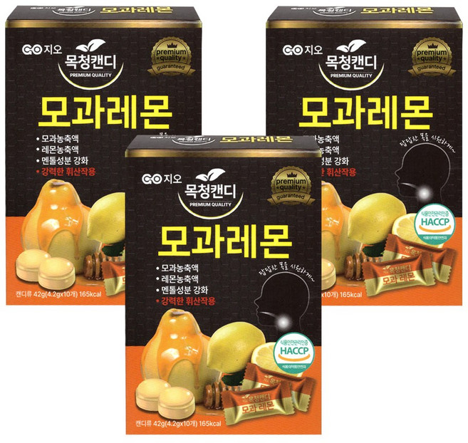 지오 목청캔디 모과레몬, 30개, 4.2g