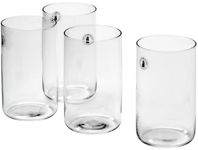 이케아 유리컵 4개 세트 스톡홀름 2025 신제품 12cm, 대형(400ml)