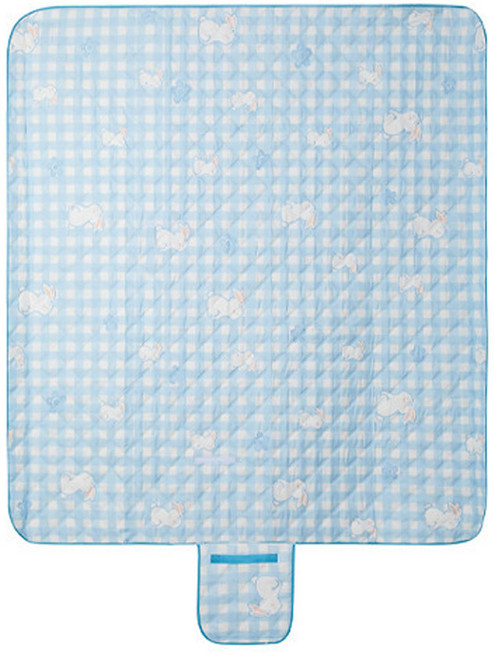 비비드 벌브 캐릭터 피크닉 돗자리 방수 애니멀 캠핑매트, 아기 토끼