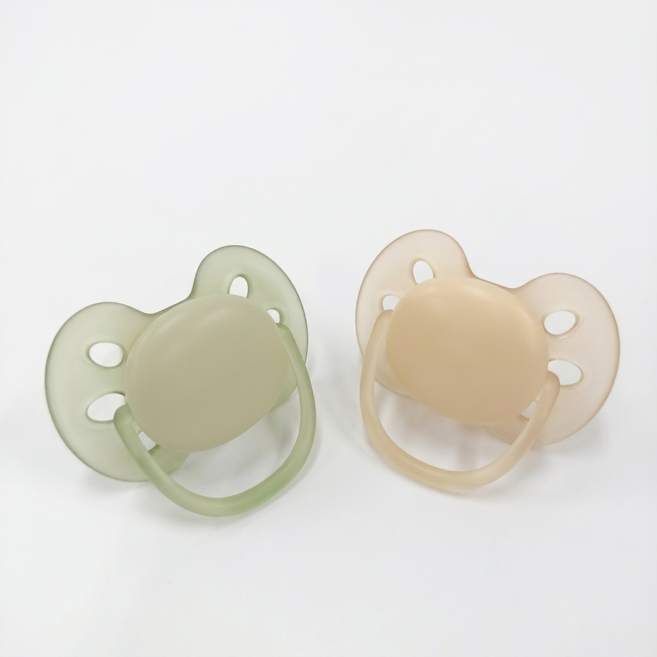 아벤트 쪽쪽이 울트라 소프트 노리개 젖꼭지 세트 SCF091, 2개, 베이지그린, 2단계