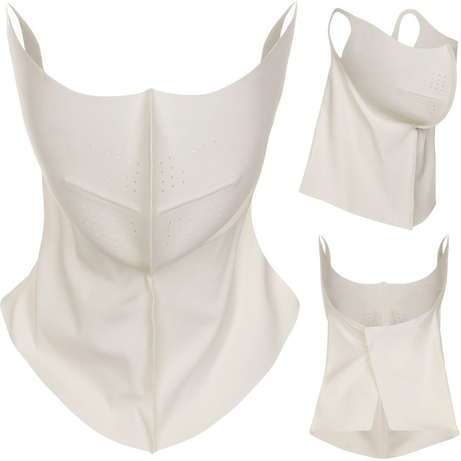 엘라운지 자외선 차단 쿨링 새부리형 스포츠 마스크, 크림, 1개