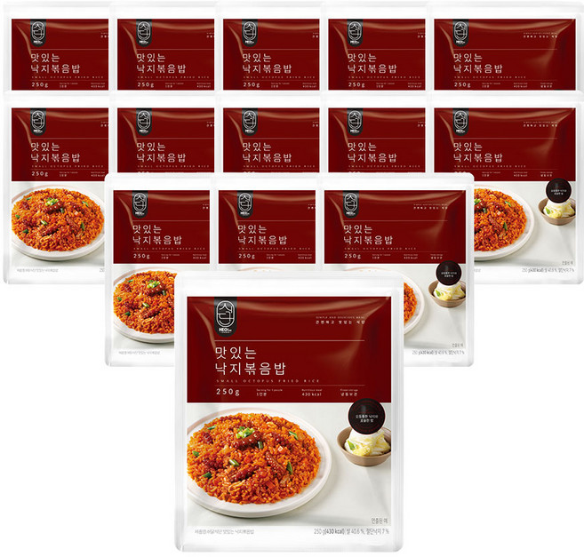 허닭식단 맛있는 낙지볶음밥 250g, 14개