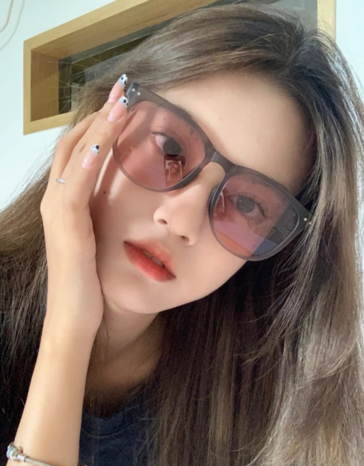 루비온 접이식 UV차단 선글라스 뿔테 패션 자외선차단