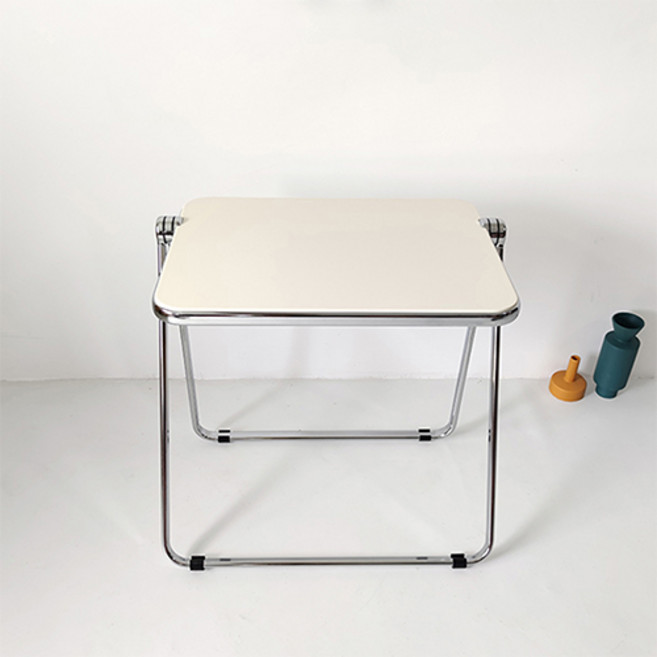 16피스 TZZ 인테리어 카페 접이식 책상 테이블, 화이트