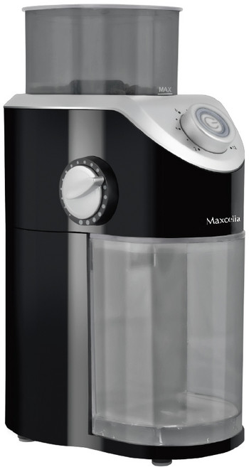 日本瑪莎利亞Maxcelia 12杯份平盤電動研磨磨豆機 MX-0212CG, 1套, 黑色, 100ml