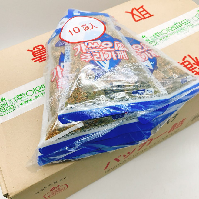 업소용 이엔푸드 가쓰오후리가께 1박스(50gx 10개x 6봉지)대용량 주먹밥 우동알밥, 1, 50g