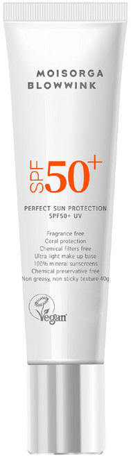모이스올가 퍼펙트 선 프로텍션 무기자차 톤업 선크림 SPF50+, 40g, 1개