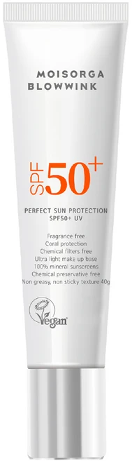 모이스올가 퍼펙트 선 프로텍션 무기자차 톤업 선크림 SPF50+, 40g, 1개 - 쿠팡