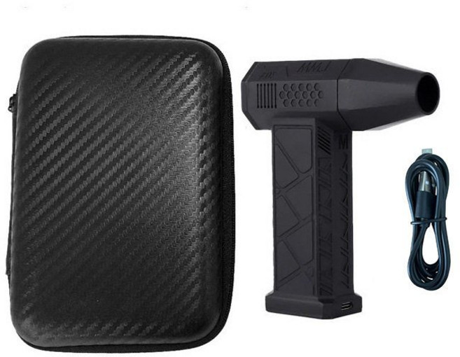 뉴심플몰 crossgun 초강력 미니 에어건 X6PRO 8000mAh 패키지 세트 제트건 터보팬, LMM 터보팬 8000MA 블랙