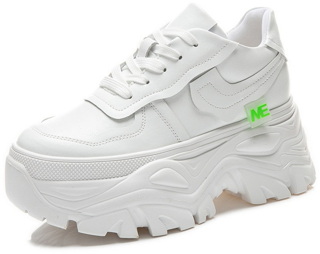 당일출고- 9cm 라벨 키높이 여성 운동화 통굽 스니커즈 스탠딩화 콘서트 신발