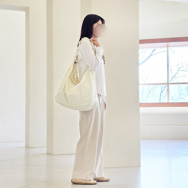 1221store 국산 남자 여성 보부상 스트링 셔링 크로스백 나일론 숄더백