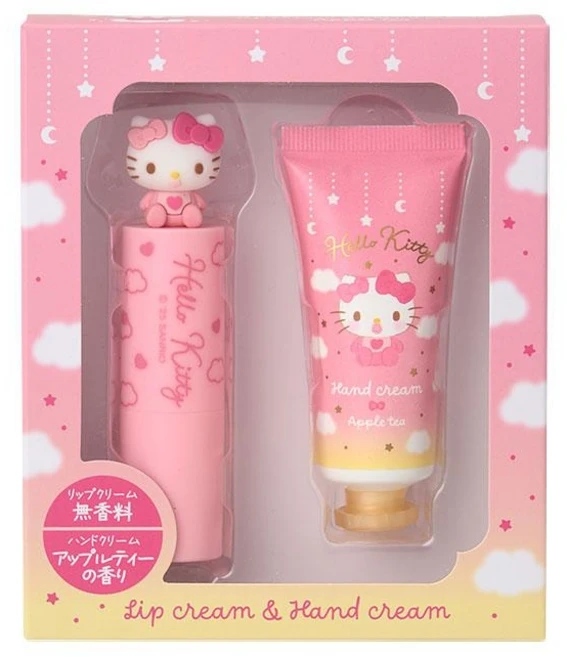 25FW NEW 산리오 캐릭터 립밤&핸드크림 세트(산리오베이비), 1개, 34g, 헬로키티세트 - 쿠팡