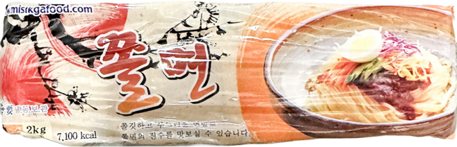 쫄면사리 (미식가 냉동 2K) 막국수 매운용 분식조리용, 1개, 2kg