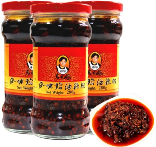 라오깐마 풍미지유 유라죠우 라조장, 280g, 3개