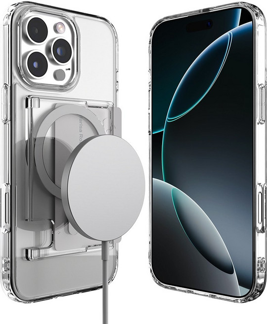 니케 올인원 라이트 아이폰 맥세이프 카드 지갑 수납 케이스 클리어 투명