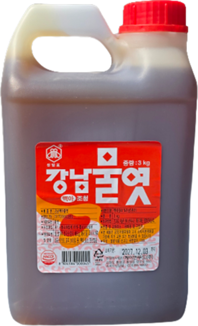강남식품 강남 맥아 물엿, 1개, 3kg