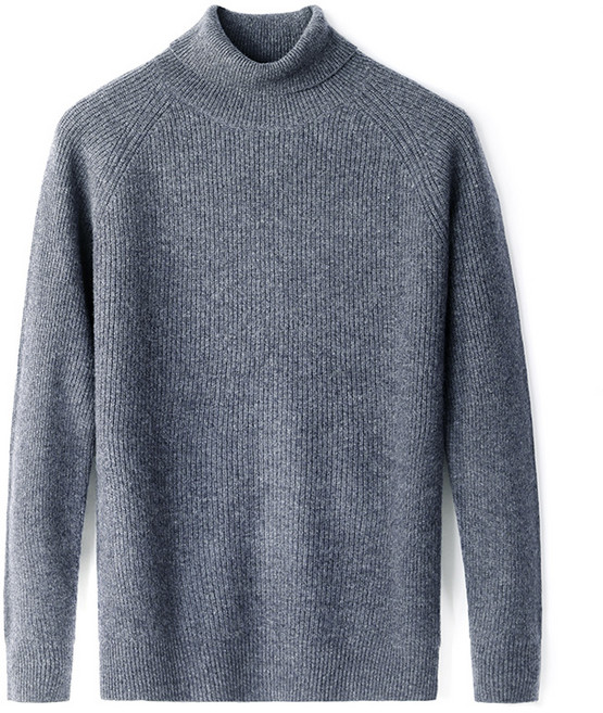 스메이 남성 메리노울100 심플 목폴라 니트 보온 터틀넥 수웨터