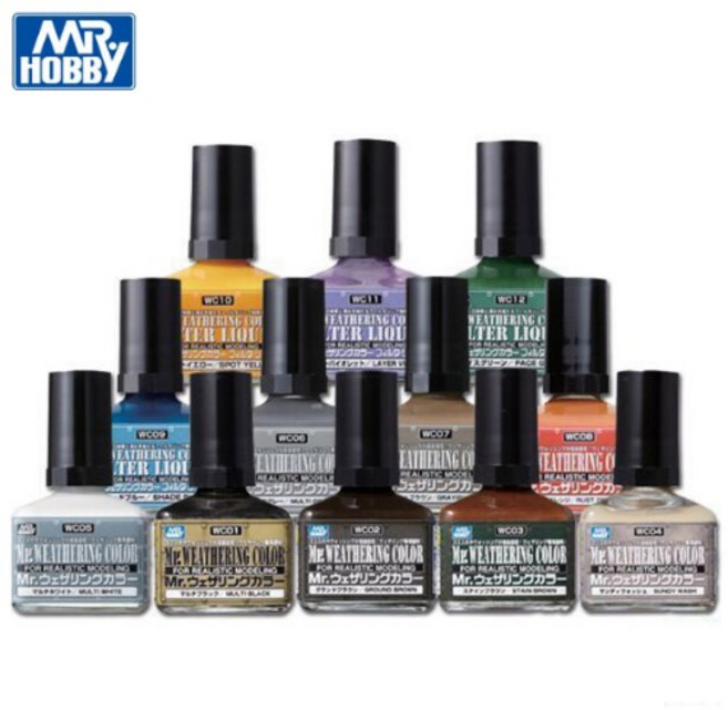 군제 WC 웨더링 컬러 멀티 블랙 40ml (색상선택), WC07 그레이쉬 브라운, 1개