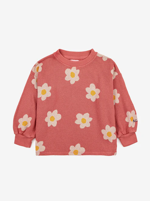보보쇼즈 키즈 맨투맨 Big Flower all over sweatshirt 223AC044