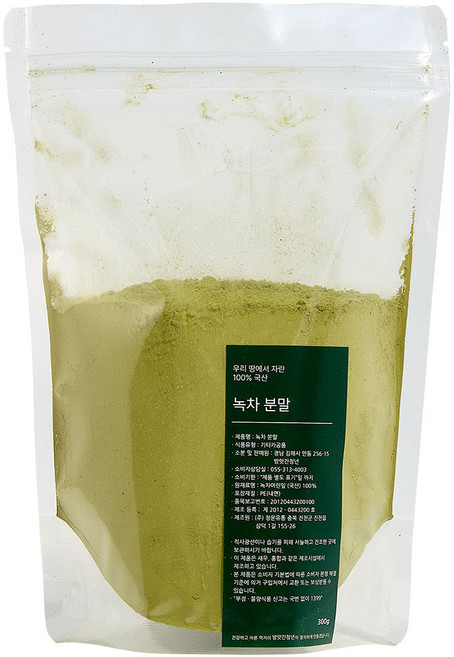 방앗간청년 국산 녹차 분말 가루 라떼, 1개입, 300g, 1개