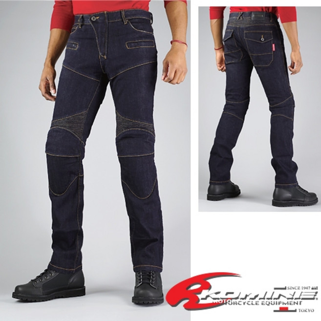 코미네 슈퍼핏 케블라 청바지 PK-718 ONE-WASH-BLUE, O.WASH-BLUE-L