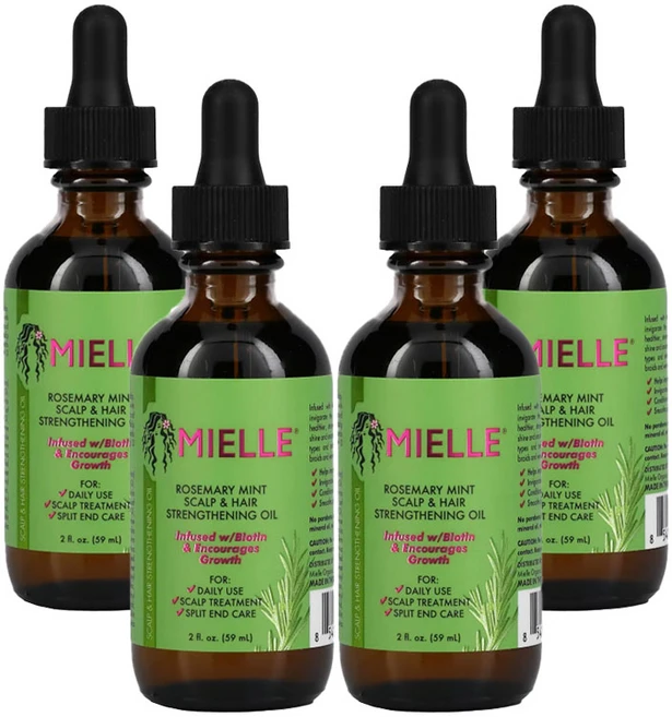 Mielle 미엘 오일 로즈마리 민트, 4개, 59ml - 쿠팡