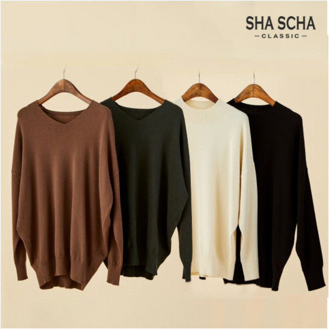 [샤샤] [홈쇼핑인기] 에센셜 소프트 니트 1종