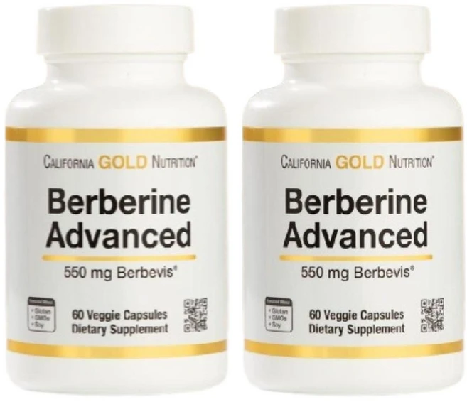 CGN 베르베린 어드밴스드 레시틴 포도씨추출물 Berberin 550mg 60정 2개 - 쿠팡